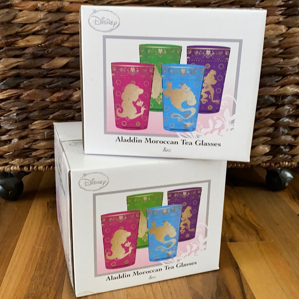Disney Aladdin Glass cups